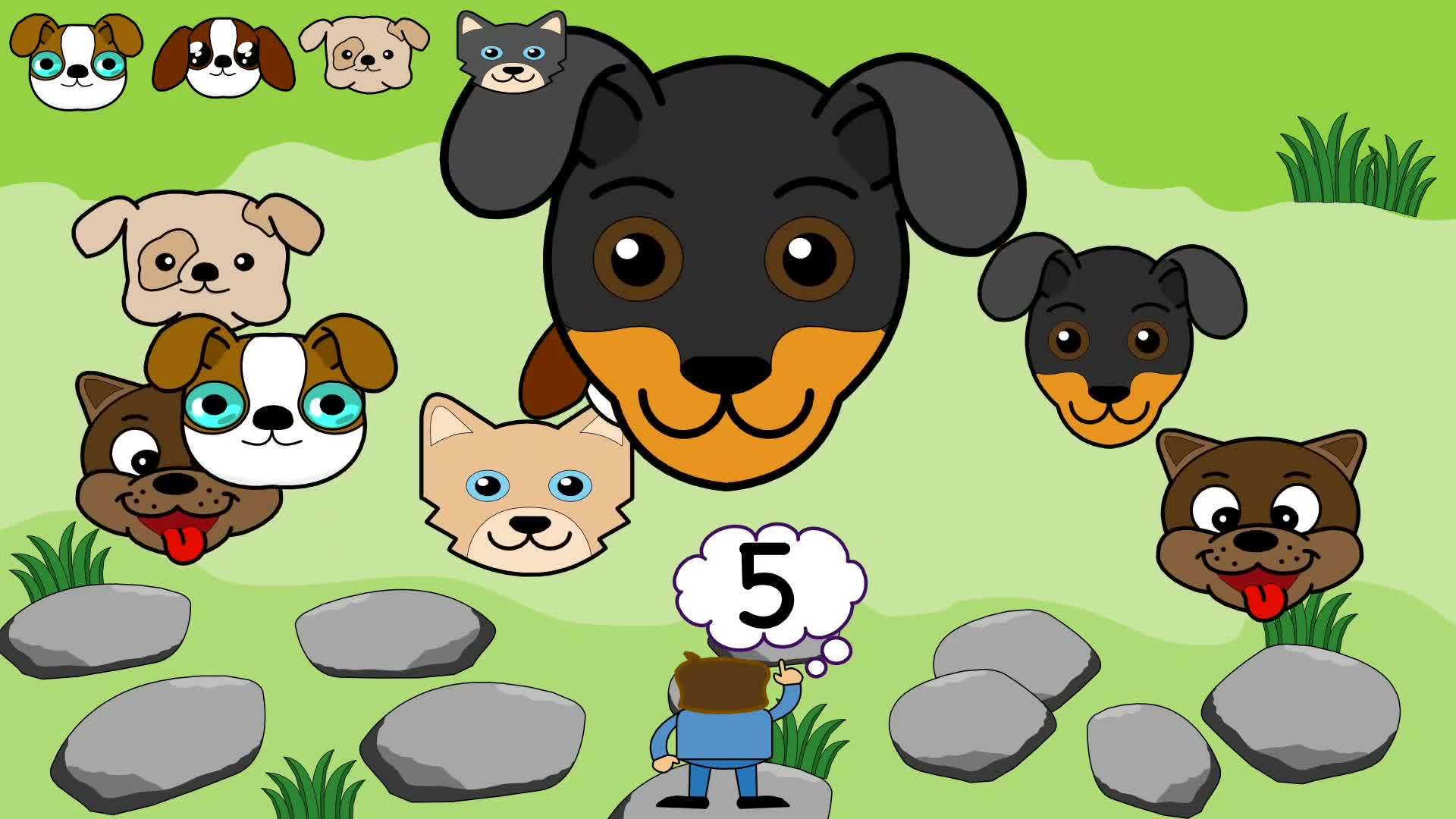 Numbers Song 2 | How Many Dogs? Count From 1 to 12 Kids Sing and Learn English Numbers